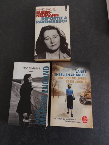 3 livres de poche 