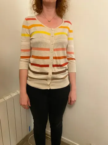 Petit gilet d’été manches trois quarts