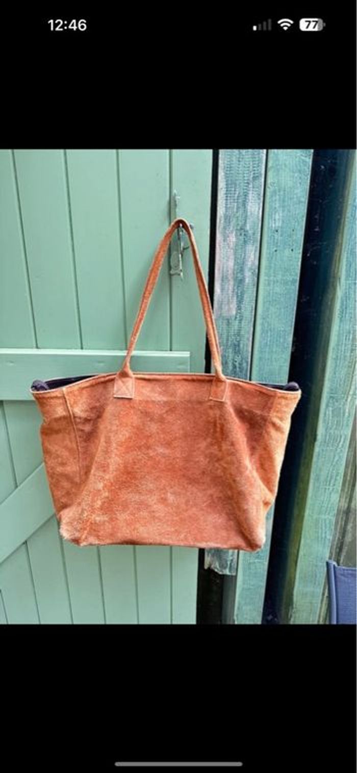 Sac marron en peau - photo numéro 9