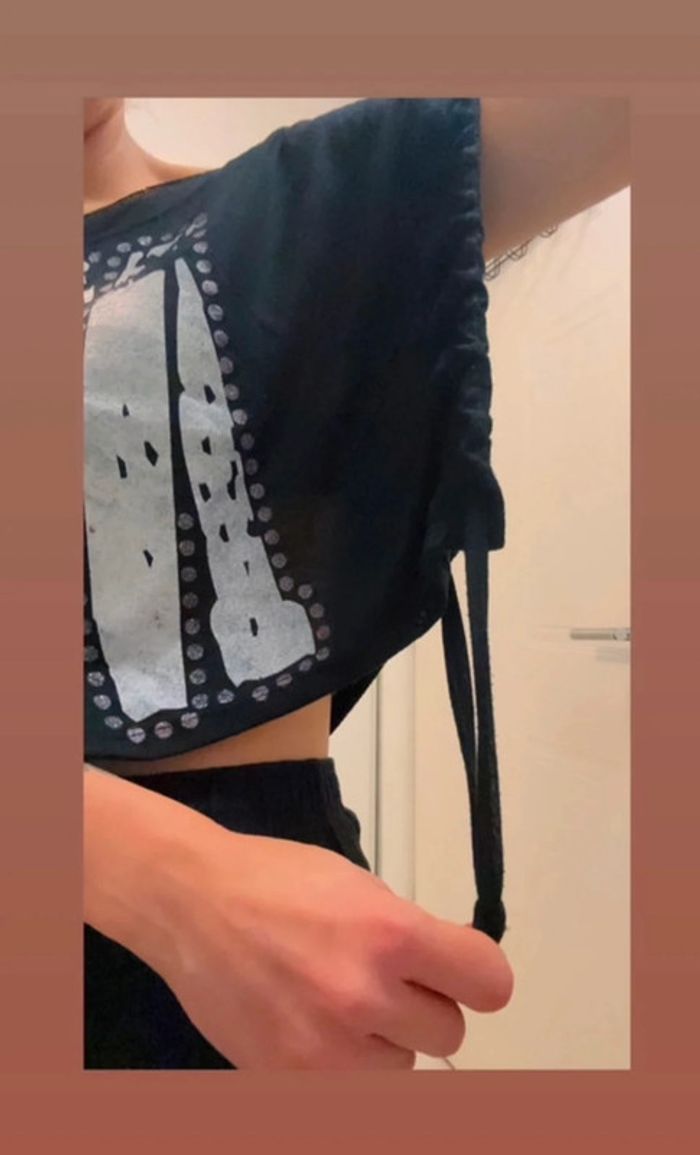 Crop Top Réglable Taille S - photo numéro 6