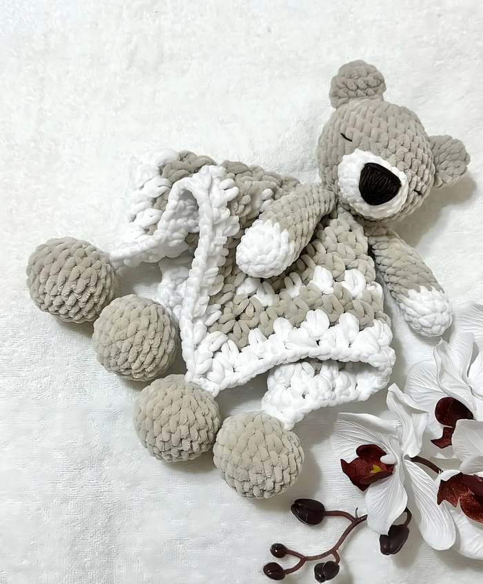🧸✨ Doudou ourson au crochet 🧶🤎 - photo numéro 3