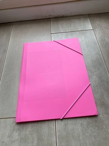 Pochette à rabat rose