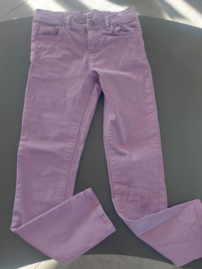 Pantalon skinny kiabi 9 ans violet