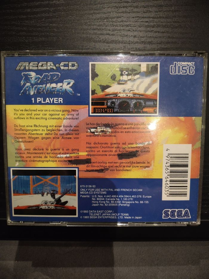 Road Avenger Sega Mega CD - photo numéro 2