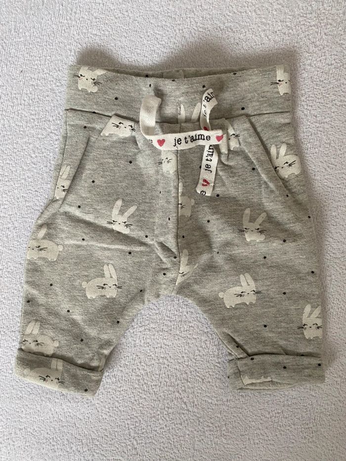 Pantalon molletonné 1 mois