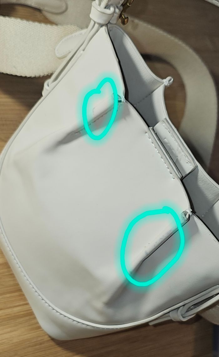Sac Zara blanc crème - photo numéro 8