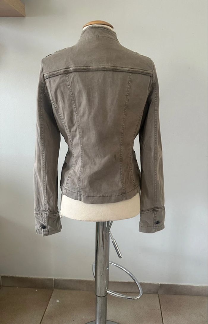 Caban officier court kaki Camaïeu t36 - photo numéro 4