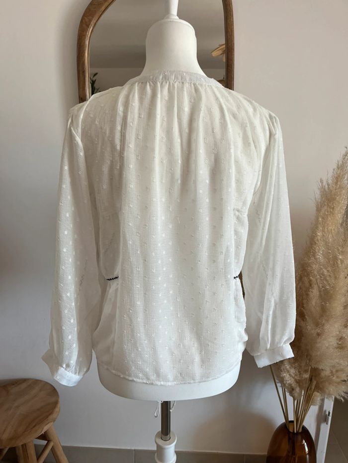 Blouse blanche et transparente - photo numéro 7