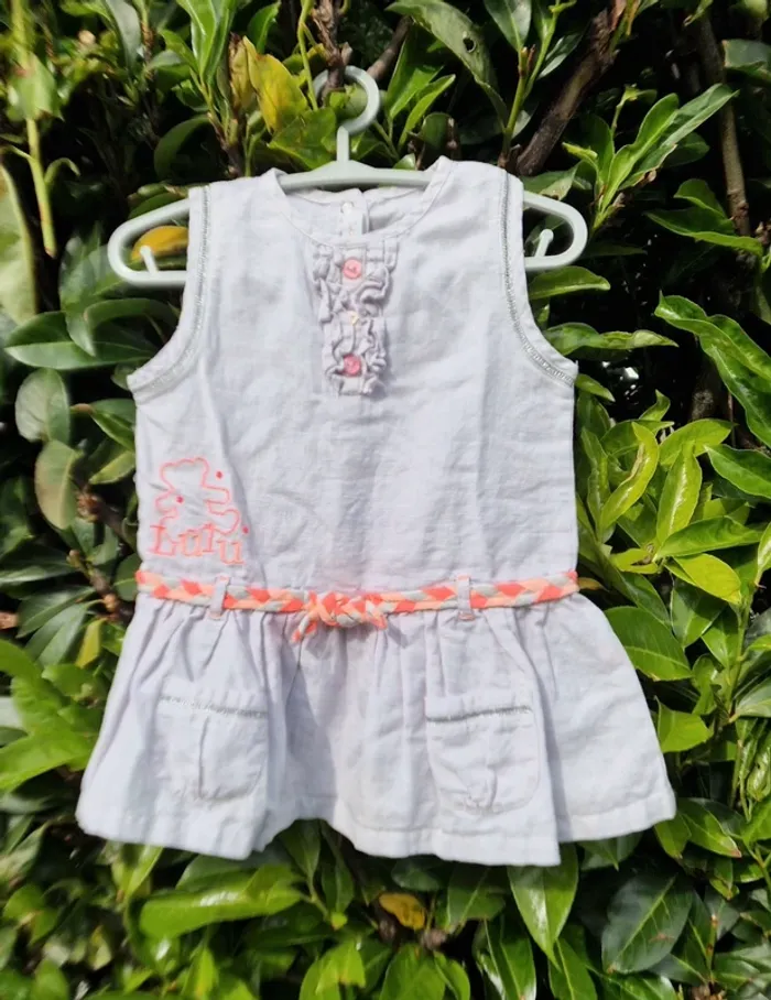 Robe , Fille 12 mois Lulu Castagnette