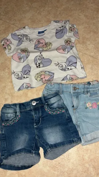Short en jeans