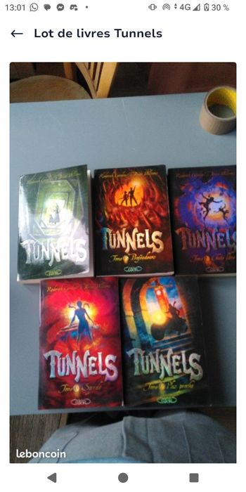 Lot de livres Tunnels