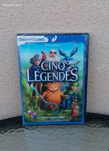 Dvd Les cinq légendes - DreamWorks (neuf sous blister)