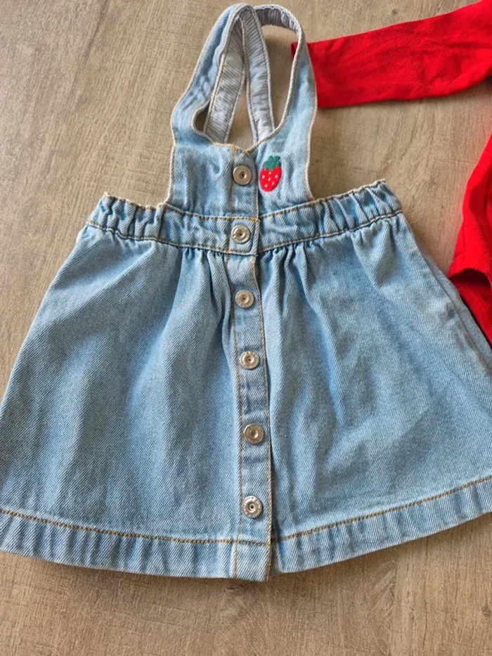 Ensemble jeans rouge - photo numéro 2