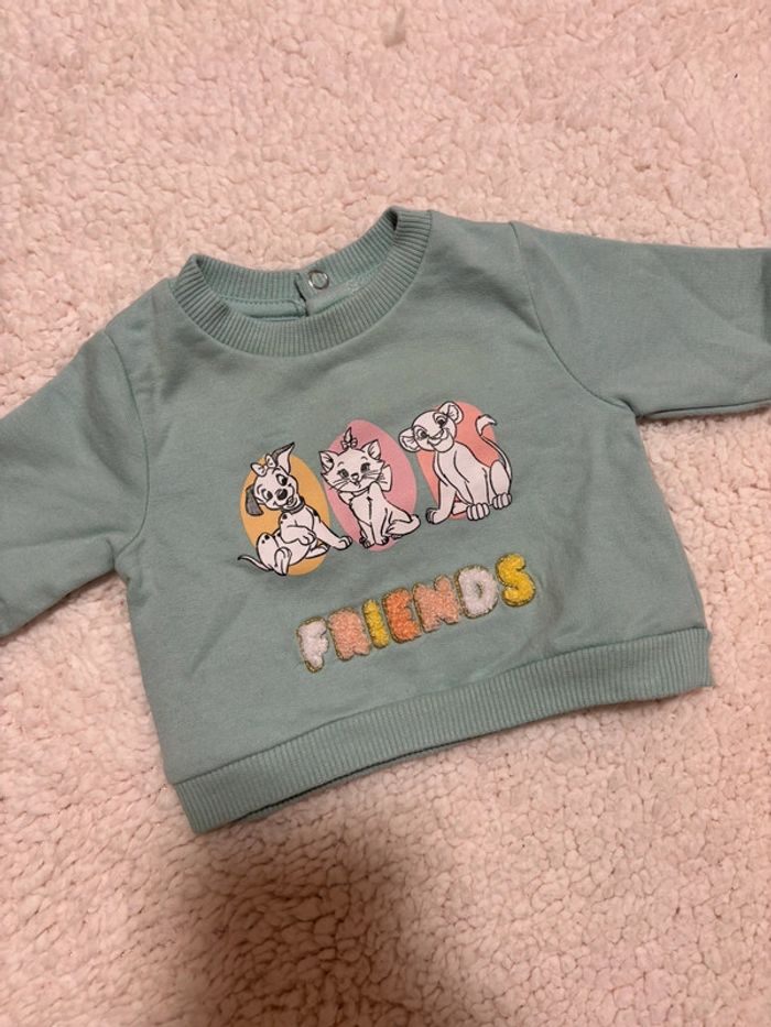 Pull sweat Disney bébé fille taille naissance - photo numéro 2