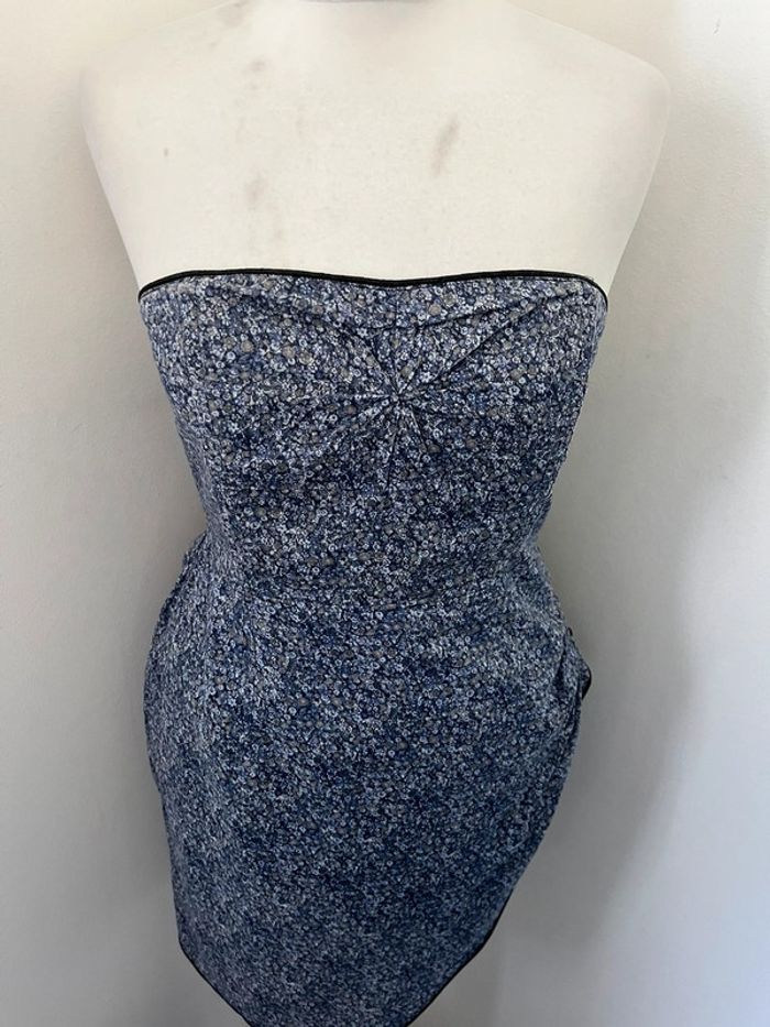 Robe bustier à fleurs The Kooples M - photo numéro 2