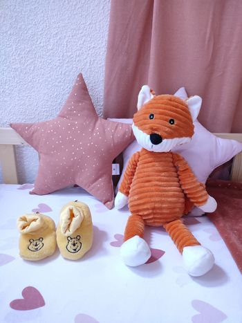 Paire de chaussons antidérapant Winnie l'ourson - Naissance - Neuf - Disney