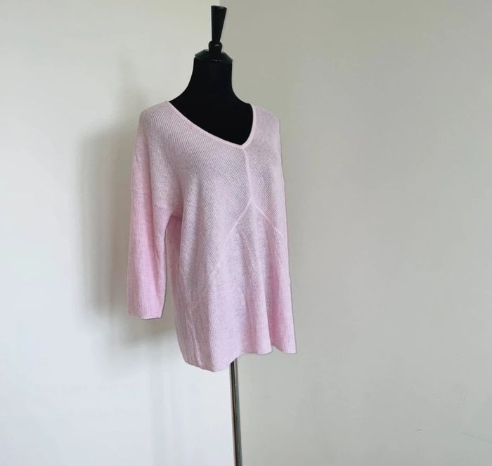 🥶 Pull Mango. Femme. Taille 38 M. rose. Très bon état. - photo numéro 6