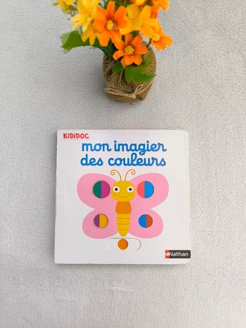 Livre Kididoc Mon imagier des couleurs Nathan