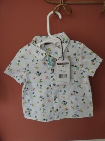 Chemise neuve bébé garçon Sergent Major 12 mois