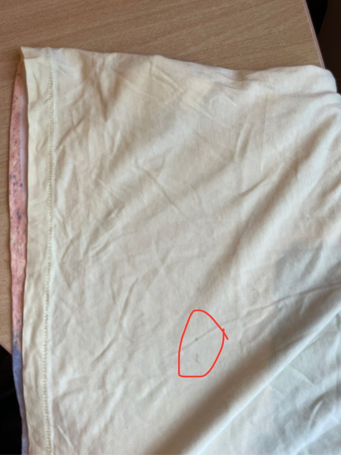 t-shirt manches courtes jaune pale imprimé h&m 10/12 ans - photo numéro 6