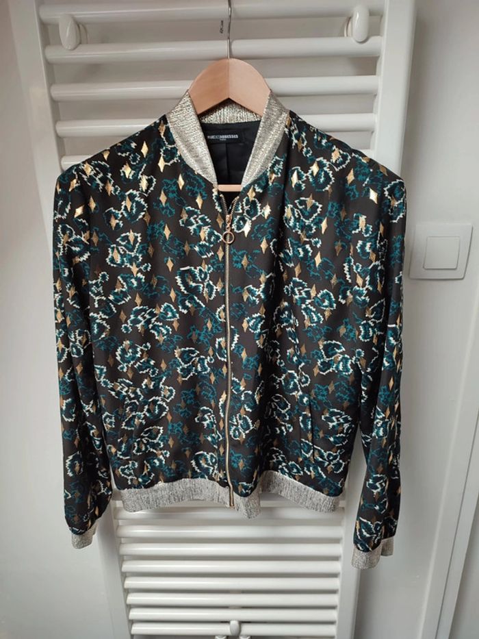 Jolie veste légère printemps été type bombers S - photo numéro 5
