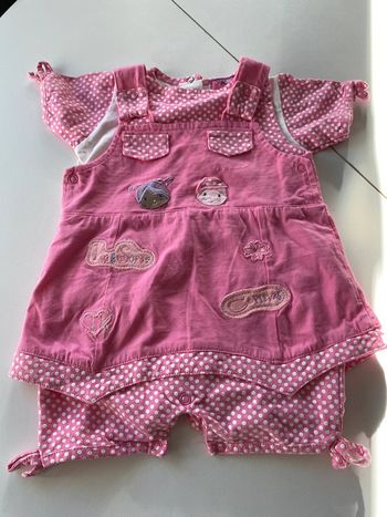 Ensemble tee shirt + barboteuse