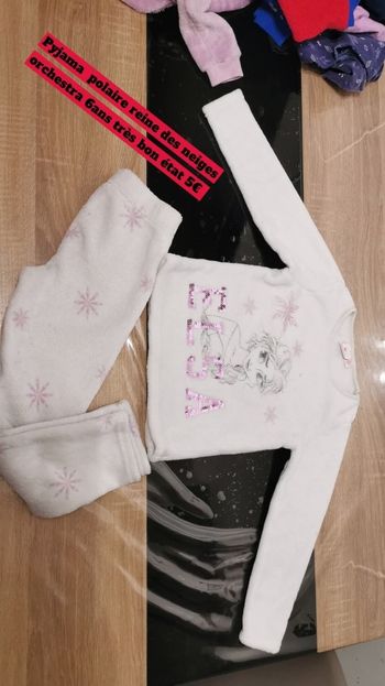 Pyjama polaire reine des neiges 6ans orchestra