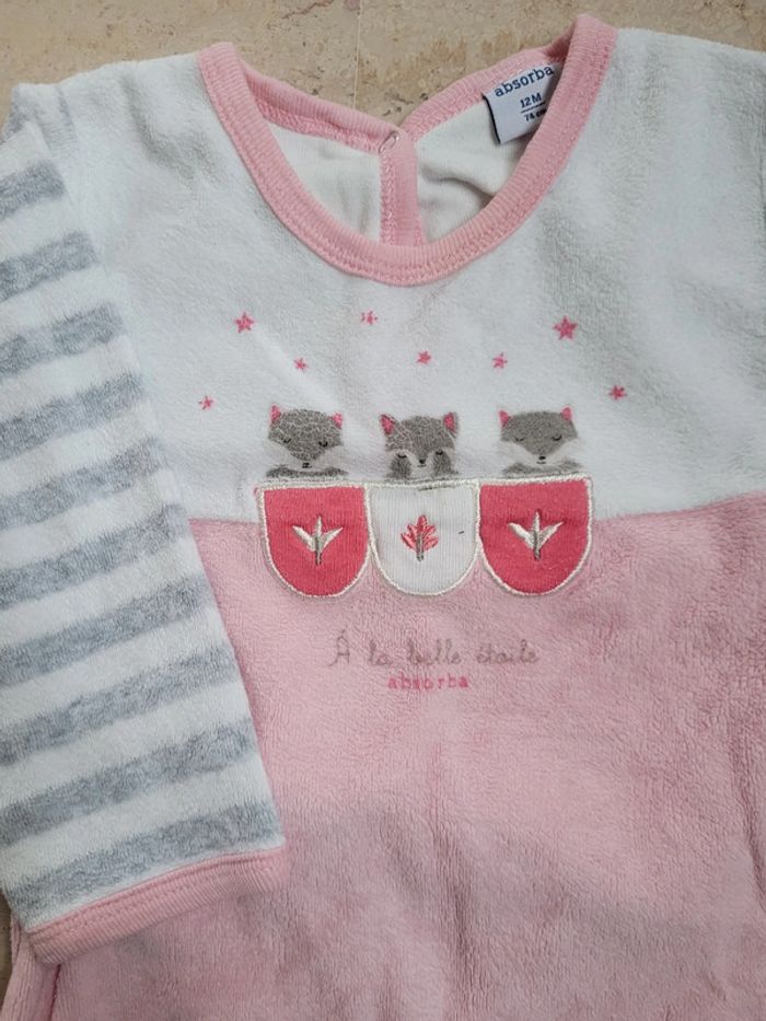 Pyjama velours (12 mois) - photo numéro 3