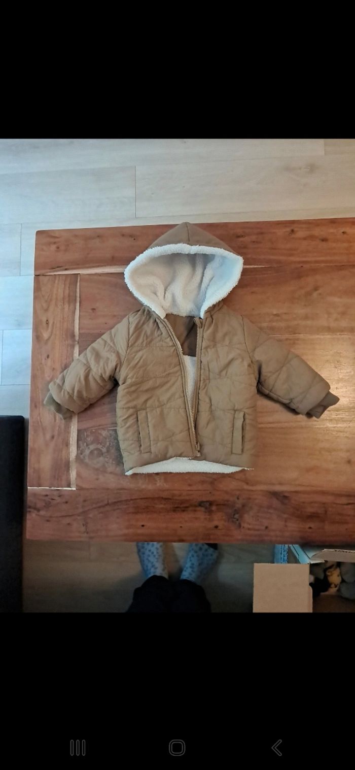 Manteau réversible 18mois