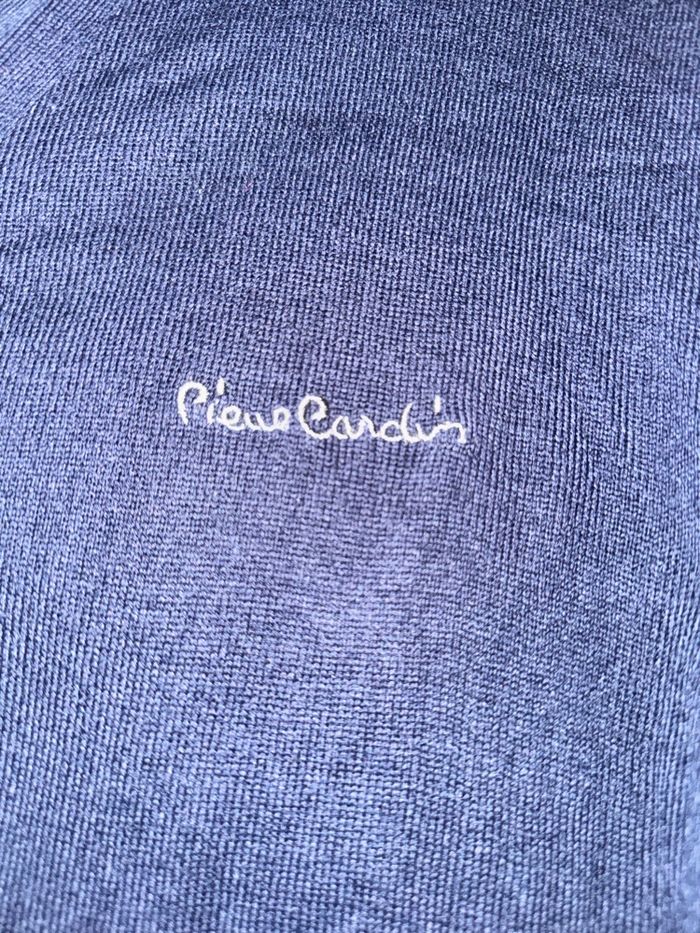 Cardigan Pierre Cardin bleu marine - photo numéro 2
