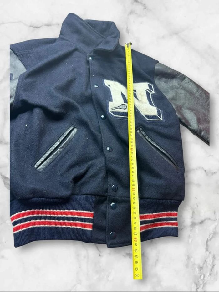 Veste Letterman Vintage NEFF “N Tennis” Made in USA - Taille M - photo numéro 11