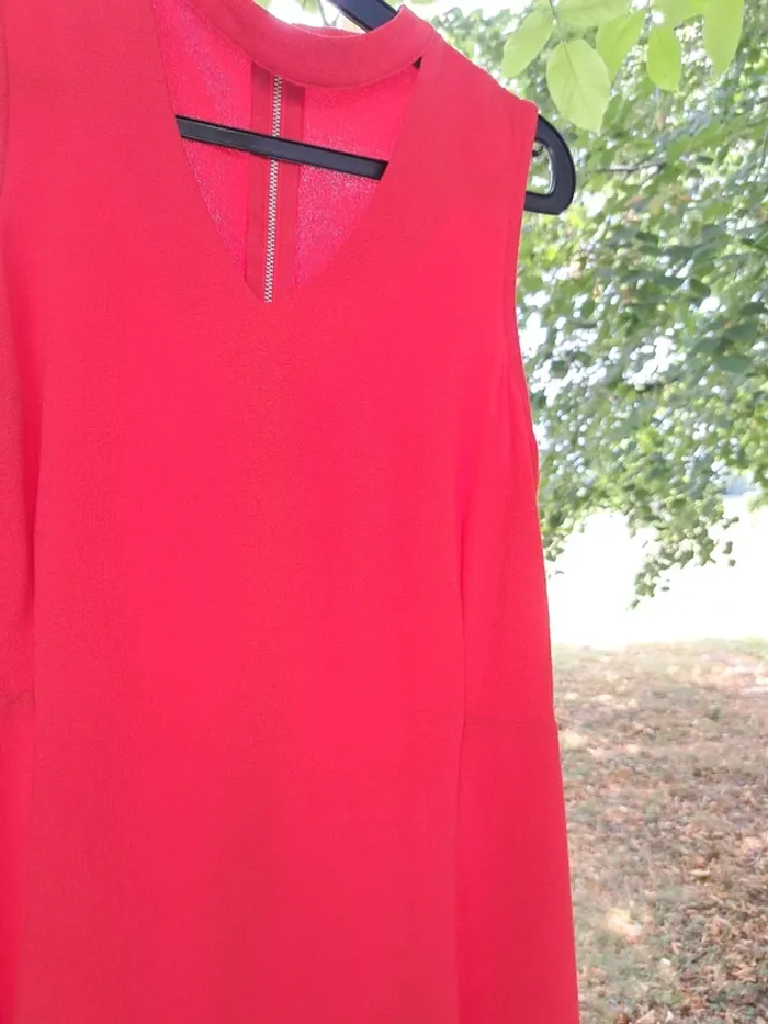 Robe rouge orangée 38/40 - photo numéro 2