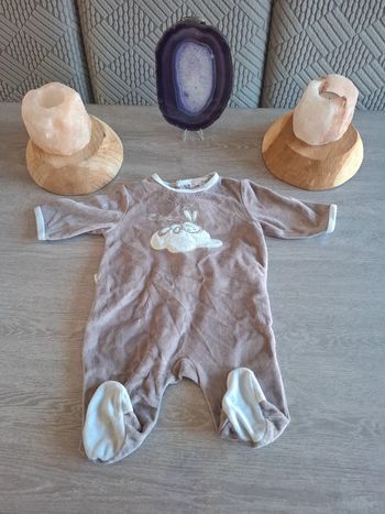 Pyjama velours 3 mois