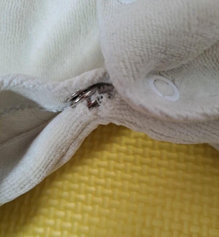 Pyjama grenouillère 1 pièce hippopotame, taille 3 mois (62 cm) - photo numéro 5