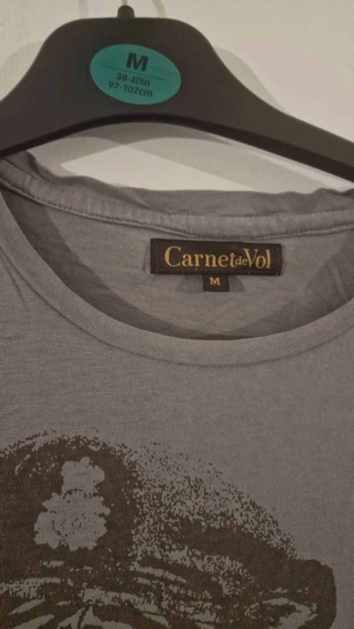 Tshirt gris carnet de vol - photo numéro 2