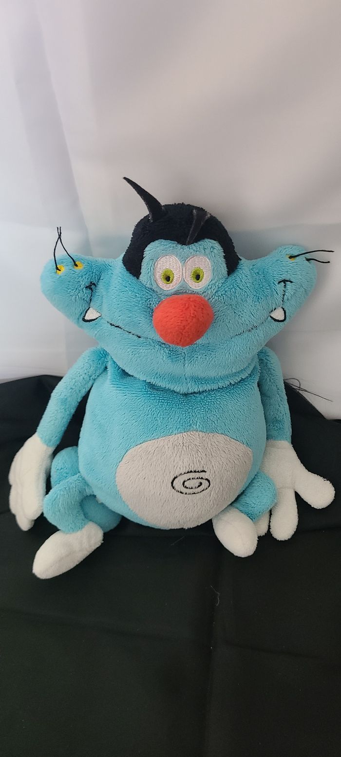 Peluche chat LANSAY Oggy et les cafards