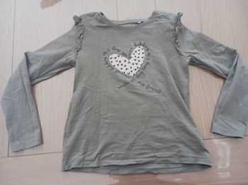 T-shirt kaki manches longues