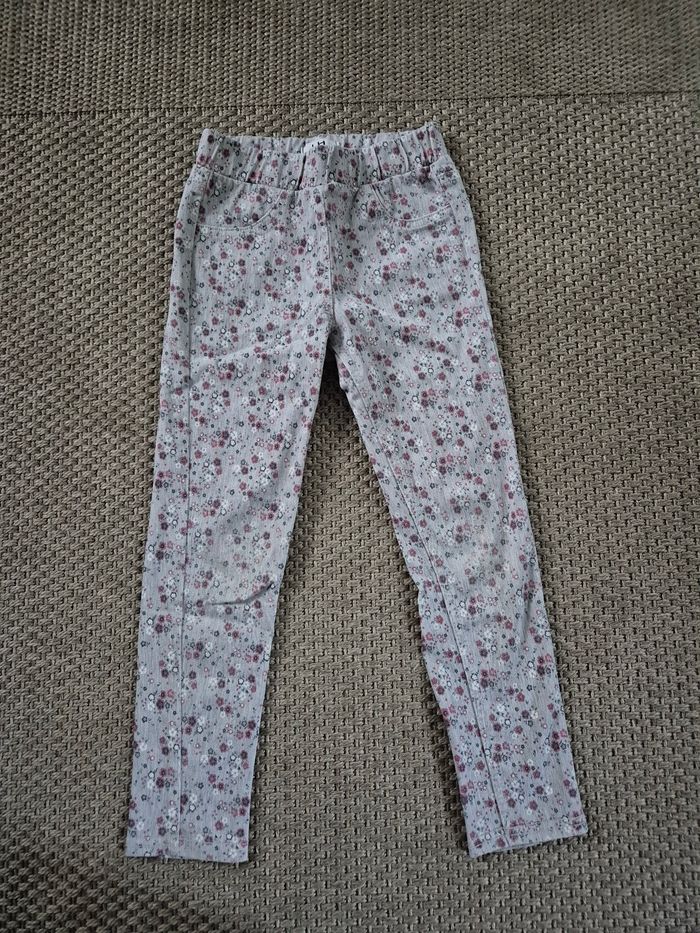 Ensemble sweet bordeaux + leggings à fleurs - 8 ans - photo numéro 5