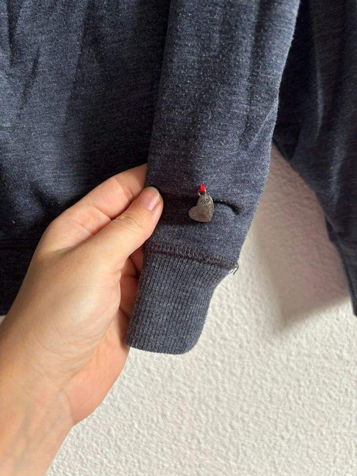 Sweat-shirt Tommy Hilfiger bleu/gris taille XS - photo numéro 3