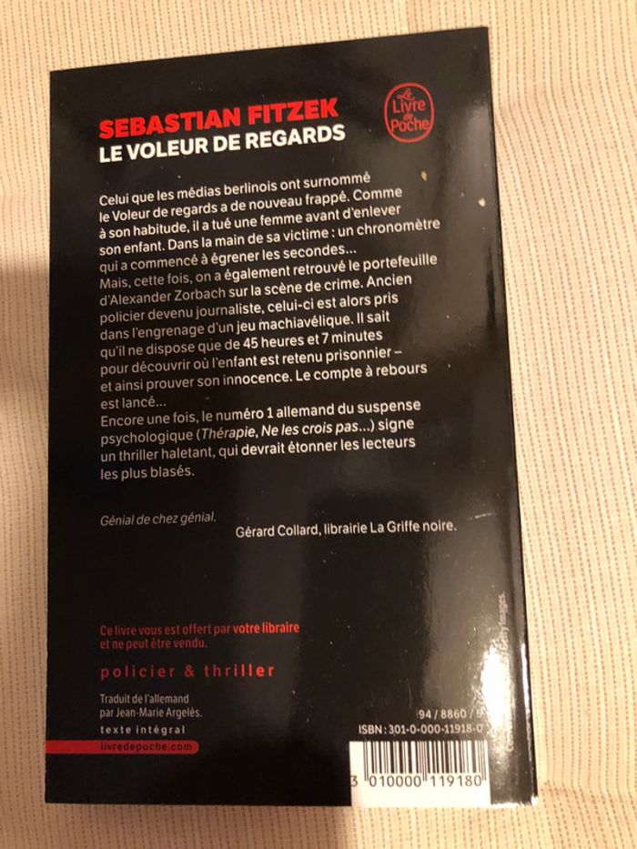 Livre le voleur de regards - photo numéro 2