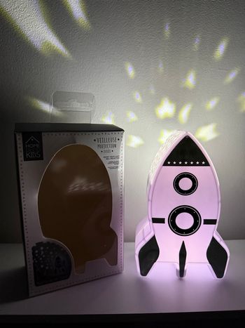 Veilleuse-projecteur Ciel Etoilé Mural En Forme De Fusée - Rocket