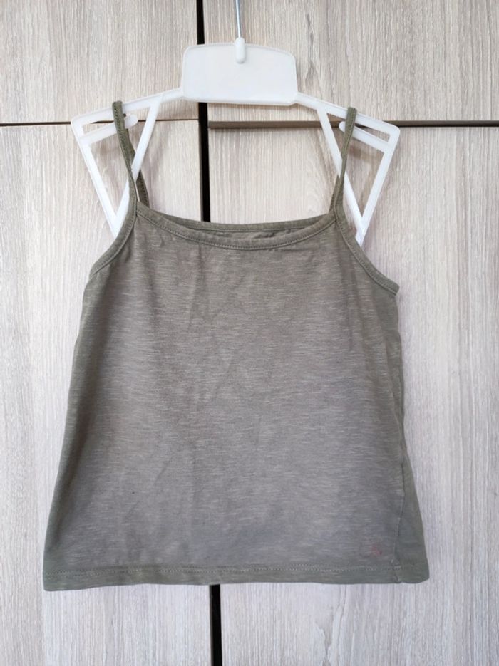 Debardeur kaki coton Orchestra 5 ans