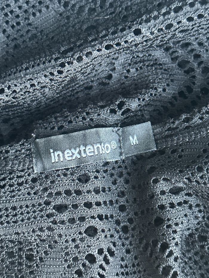 Robe noir dentelle dessus maillot de bain été - photo numéro 5