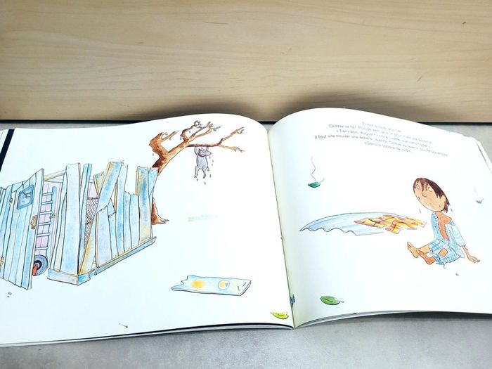 🌺 Livre (école des loisirs) : L'ouragan - photo numéro 2