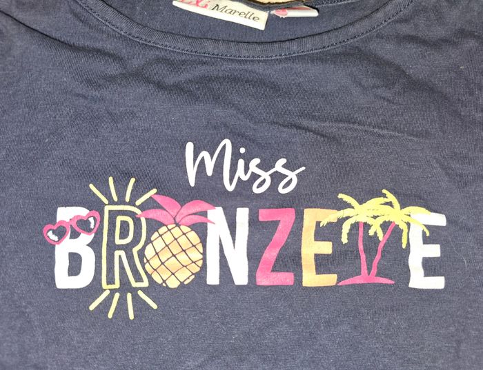 Tee shirt miss bronzette - photo numéro 3