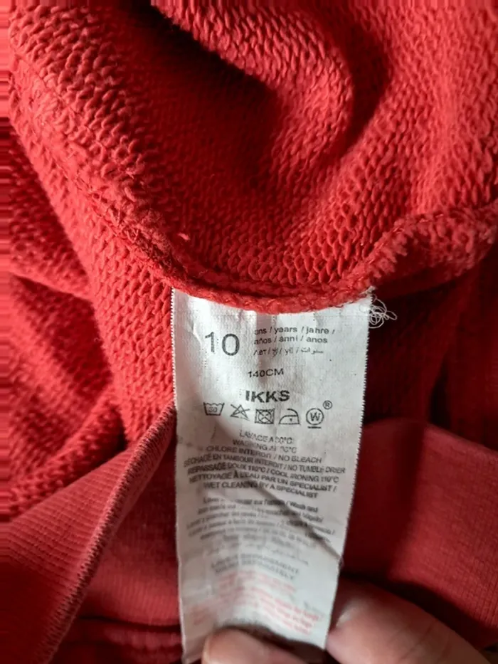Pull IKKS enfant rouge - photo numéro 3