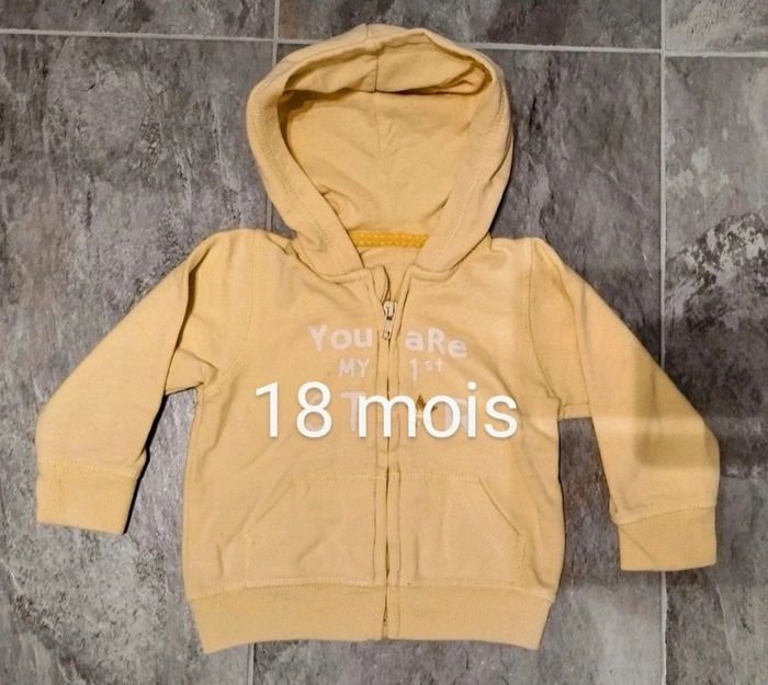 Veste garçon jaune