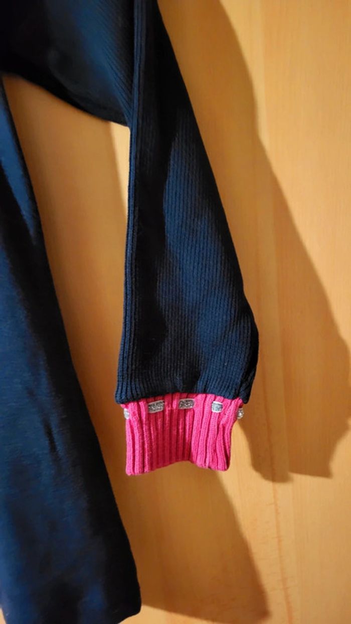 🟣 9 / 10 ans Pull Desigual Coeur 🟣 - photo numéro 4