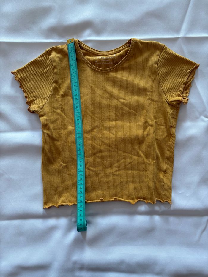 T-shirt manches courtes moutarde - 12/13 ans - photo numéro 5