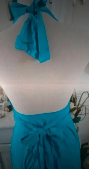 Robe cache coeur portefeuille turquoise Borabora Taille M  Neuve